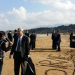 Alagadi Plajında Gönüllü Olarak Çöp Toplama Etkinliğinden Kareler