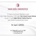 1000 Kişi Kapasiteli İrfan Günsel Kongre Merkezi ve YDÜ Sağlık Bilimleri Fakültesi Yeni Binası Açılış Töreni 15 Kasım Tarihindedir 1000 Kişi Kapasiteli İrfan Günsel Kongre Merkezi ve YDÜ Sağlık Bilimleri Fakültesi Yeni Binası Açılış Töreni 15 Kasım Tarihindedir